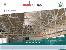 Tablet Screenshot of monvertical.com