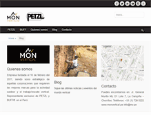 Tablet Screenshot of monvertical.pe